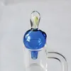 Mini Färgglada Heady Glass Carb Caps för rökning Accessaries Vattenrör DAB Rigs E Cigatettes XL-SA08