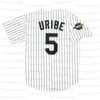 Retro Baseball 2005 thuisshirt 5 Juan Uribe 14 Paul Konerko 24 Joe Crede 35 Frank Thomas 56 Mark Buehrle