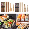 Mats & Pads 5Pcs/Set DIY Natural Wooden Onigiri Maker Mold Rice Roll Cooking Tools