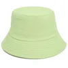 Effen kleur dames heren emmerhoeden Pure kleur hoeden voor de zomer, zwart, wit, veelkleurig 211527