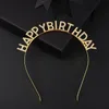 حفلة لصالح فتاة معدنية عيد ميلاد سعيد حجر الراين مطعمة عقال هدايا الفضة الذهب أغطية الرأس سيدة النساء غطاء الرأس جودة عالية