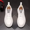 Chaussures De styliste en croûte De cuir blanc pour hommes, baskets épaisses décontractées à lacets, Tenis Feminino Zapatos De Mujer, X50