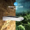 Lâmpadas de parede ao ar livre Luzes solares Garden 16/72 LED Motion Sensor para pátio fora da varanda da lâmpada