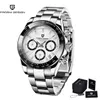 Design 1644 Brand Men's Sports Quartz Watches Sapphire Stainless Steel Waterproof Chronograph Luxury Watch For Men Dayton Wristwatches