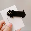 Acetaat schattige cartoon Cat Animal Hairgrip Women Girls Hair Clips Pin Claw Hairpin Accessoires Beprakte Hairclip