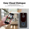 V7 WiFi Wireless Doorbell 720p 1080p Smart IP Video Intercom Säkerhetskamera Dörr Dörrklocka Remot Monitoring Alarm