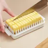 Lagerung Flaschen Gläser Kunststoff Butter Käse Cutter Box mit Deckel Haushalt Küche Backen Lebensmittel Slicer Tablett Frische Keeper Container Werkzeug