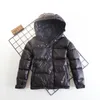 Designer North Kids Hooded Tehch Down Coat Sherpa Puffer Kinderkleidung Jungen Mädchen Fleecejacken Kleinkinder Winter Leichte Outdoor-Kleidung Schwarz