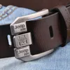 Men Genuine Leather Belt Luxury Brand Alloy Metal Pin Buckle Designer Belts Waist Strap Male for Jeans Design Cintos Masculinos 210326