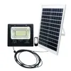 Proiettore ad energia solare aggiornato 60W 100W 200W 300W Faretto solare Impermeabile Alluminio Garden Street Outdoor LED Lampada da parete solare con telecomando