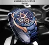 WWOOR 2021 Mannen Horloges Topmerk Luxe Goud Rvs Quartz Horloge Mannen Waterdichte Sport Chronograaf Relogio Masculino