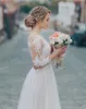unique long sleeve wedding dresses