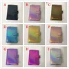 A6 Binder Rainbow Glitter Notepad Cover Lederen Losse-blad Shell met knop Eenvoudige handboekhoofden Schoolkantoorbenodigdheden