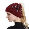 Beanie/Skull Caps Fashion Autumn And Winter Warm Ear Protection Leopard Knitted Women's Hat Davi22