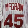 NOUVEAU Tug McGraw 45 Cooperstown Jersey XS-5XL 6XL maillots de baseball cousus Retro