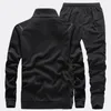 Mäns Tracksuits Sportkläder Set Quality TrackSuit Man Höstdrag 2 Piece Sweatshirt + Pants Sports Suit Male Mode Kläder Plus Storlek 7XL