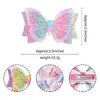 Gorący Najnowszy Ins 8 Kolory 3,5 cali Dziewczyny Hairclips Butterfly Headband Hairbows Dzieci Dziewczyny Akcesoria do włosów