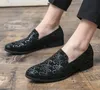 Formal Loafers Men Office Shoes Coiffeur Leather Classic Black Wedding Dress Sepatu Slip On Pria Shoe