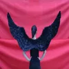 Moda Rekwizyty na Wedding Party Decoration Dorośli Duży Feather Angel Wings Orange Purple White Black Each Wings 100 CM