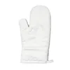 Ensemble de mitaines de four à Sublimation vierges gants de four support de Sublimation à tampon chaud pour bricolage accessoires de cuisine résistance à la chaleur 2 pièces