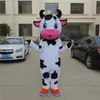 2021 Хэллоуин коров талисман костюм мультфильм молочные коровы аниме тема персонаж рождественские карнавальные вечеринки необработанные костюмы взрослых размер день рождения на открытом воздухе