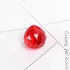Pendentifs de rideau de perles colorées 30mm fabricant de prisme de boule de cristal coloré cristaux suspendus prismes fenêtres pour cadeau