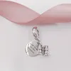 925 Sterling Silver Jewelry Making Kit Pandora Heart Lornetki DIY Urok Złota Bransoletka Nastolatka Girl Prezenty Dla Kobiet Łańcuch Koralik Mężczyzna Nazwa Naszyjnik Bransoletka 798062CZ