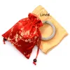150 stks Sachet Chinese Zijde Brocade Sieraden Verpakking Zakjes Kleine Trekkoord Gift Tassen Lavender Spice Perfume Opbergvak met gevoerd