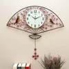 Horloges murales chinois salon pendentif créatif petit appartement décor à la maison pour chambre dortoir horloge murale accessoires