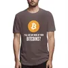 Herren-T-Shirts „Got Any More of Them BITCOINS“ Unisex-Kleidung Herren-T-Shirts Humorvolle, kurze, bedruckte Kleidungsoberteile aus reiner Baumwolle