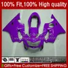 TOUTES les carrosseries d'injection violettes pour HONDA CBR600F4i CBR600 F4i 04 05 2006 2007 Kit 55No.194 CBR 600F4i 600 F4i FS CC F4 i 2004 2005 06 07 600CC CBR600FS 04-07 Carénage OEM