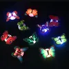 LED kleurrijke veranderende vlinder gloeiende muurstickers nacht licht lamp home decor diy koelkast magneten party bureau stickers