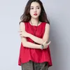 Top women summer fashion sexy top white shirts Casual Solid Tank Tops loose ladies tops red and black 3234 50 210510