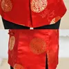 Vestes pour hommes Chemise pour hommes Chemisier traditionnel chinois Kung-Fu Veste Manteau à manches longues Robe Chines Hanfu Gold