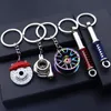 Porte-clés de voiture hommes femmes pièces de réglage automatique Turbo Turbine porte-clés métal cadeau créatif style porte-clés pendentif universel intérieur accessoires