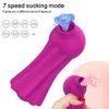 Massage Mini CLIT SUCKER Vibrator Clitoris Stimulator Oral Licking Pussy Tongue Vibration Nipple Sucking avsugning Vuxen Kvinnlig Sex 2727