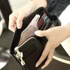 Custodia per portafogli in pelle per libretto degli assegni per donna Porta carte di credito con pochette Porta monete da donna con finestra ID3154