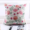 Cushion/Decorative Pillow Wholesales Cover Country Style Shabby Chic Pink Peony Floral Cushion Home Decorative Case 45x45cm/30x50cm