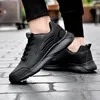 Good Sneaker Breathable running shoes men black red lightweight soft sole versatile mens leisure sports sneakers trainers