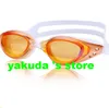 2021 men women goggles Soft and super UV resistant mirror anti fog adjustable yakuda local online store Swimming equipment Swimmer Girl beautiful fashionable