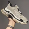 2021 Triple S Fashion 1fw Paris Shoes For Mens Women Crystal Clear Soly Designer Luxurys Vintage Old Dad Casual Trainers Sneakers EUR 3- 00ov