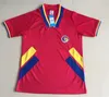Camisas de futebol retrô da Romênia 1994 6 CHIRICHES 10 MAXIM Home Red Road Away Yellow jersey 94 Football Shirt Uniformes