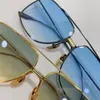 Gafas de sol de diseño de moda superior S100 marcos de metal cuadrado Alkam sencillo y versátil estilo UV 400 Eyewear al aire libre con GLA3946971