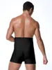 Męskie ciało kształtujące Męskie majtki Bulifter Hip Up Spodnie dla mężczyzn Czarna wysoka talia ślizgowa