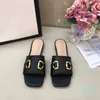 Hochwertige Slipper-Sandalen, flache Slides, Designer-Schuhe, Flip-Flops, Hausschuhe mit Box, SH10 01 2021