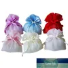 30pcs sacs en organza sacs de cadeau de noël transparents emballage de bonbons de mariage sacs de poche de chocolat faveurs stockage de bijoux containe conception experte des prix d'usine