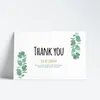 Cartões de felicitações Flor Obrigado por apoiar minha pequena empresa Obrigado Boll Back Postcard Gift Message Message Card