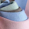 Gigogou 3 szt. Garnitury dzianiny z długim rękawem Kurtka Sweter Cardigan Tank Top Spodnie Kobiety Moda Solid Constume Set Casual Dress 210819