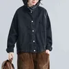 Lente herfst kunst stijl vrouwen lange mouw losse jassen all-matched casual denim jas vrouwelijke jean big size s505 210512