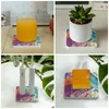 Mats & Pads Funky And Fun 1 Diatomite Square Round MildewProof Cup Bonsai Mat Soap Toothbrush Pad 10x10cm